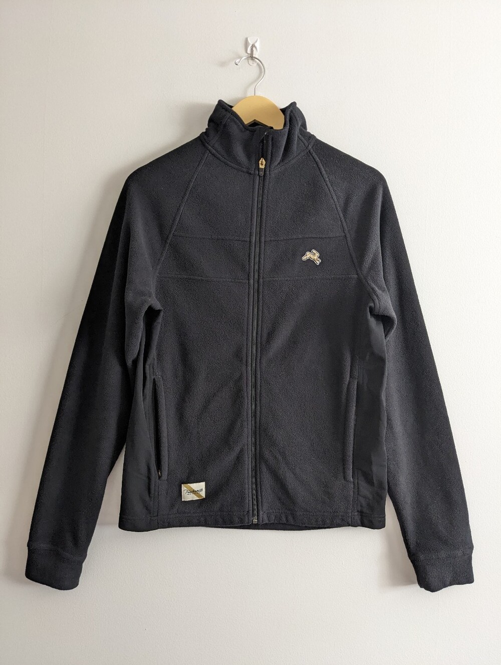 Men's Tracksmith New England Franklin Fleece Full Zip Jacket | Navy | Small